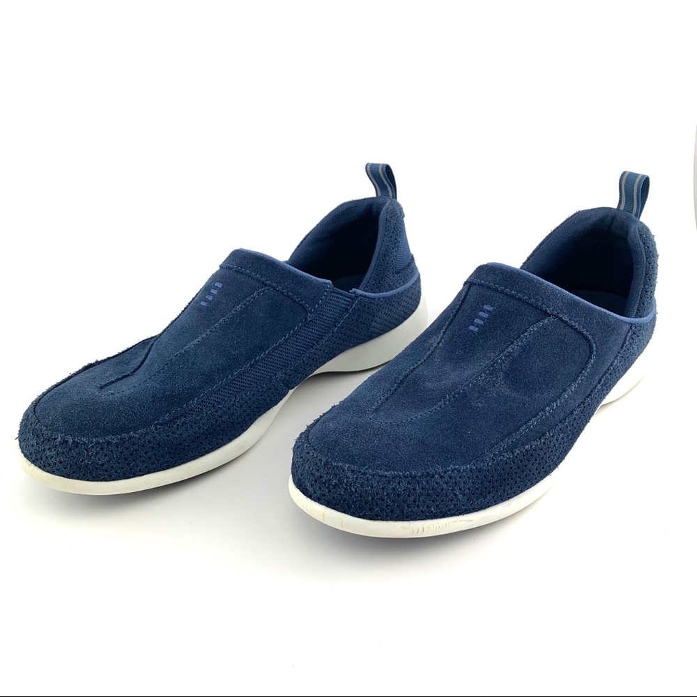 Lands’ End Women's Suede Slip On Moc Shoes 9M